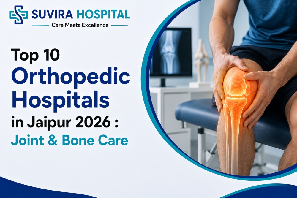 Top 10 Orthopedic Hospitals in Jaipur 2026 : Joint & Bone Care