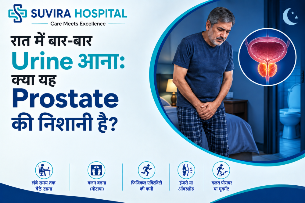 रात में बार-बार Urine आना: क्या यह Prostate की निशानी है?