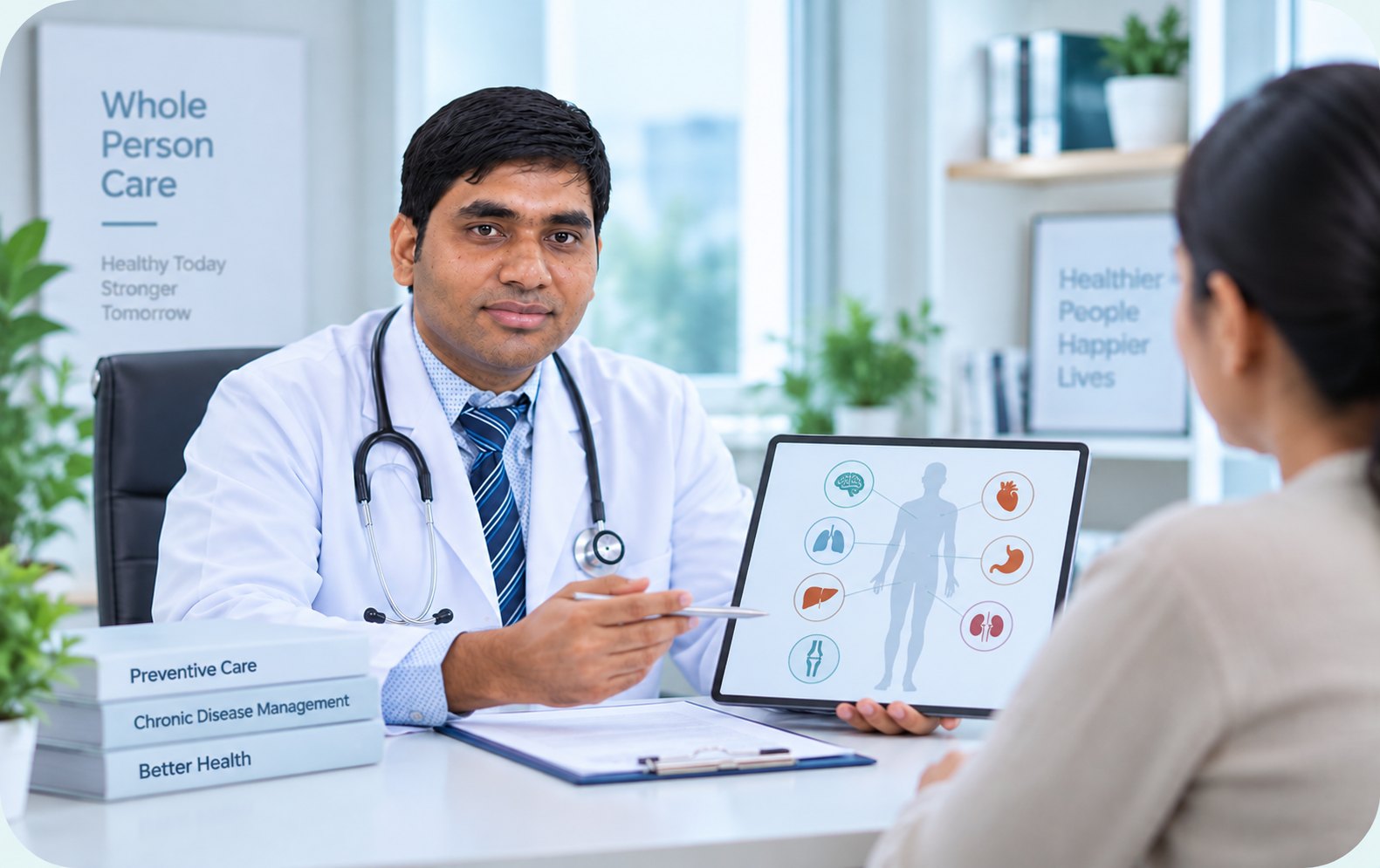 Whole person care — internal medicine consultation at Suvira Hospital, Mansarovar, Jaipur